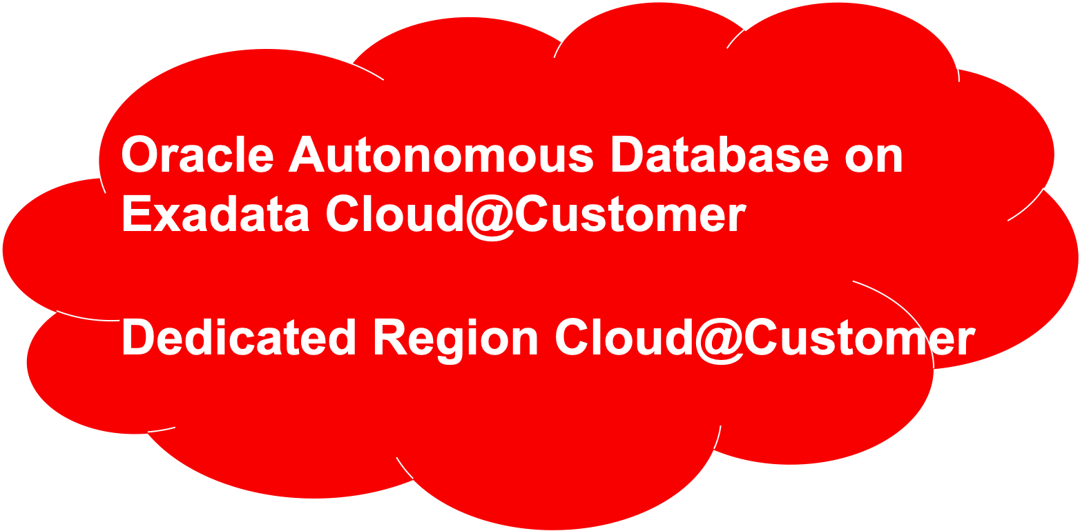 Oracle Cloud@Customer Image
